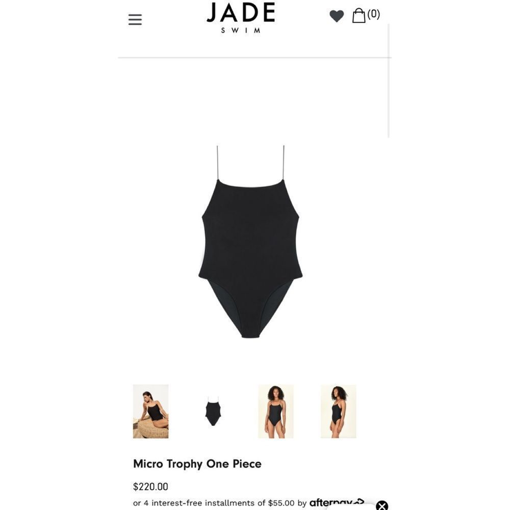 Jade Swim Micro Trophy One Piece Small - Picture 2 of 6